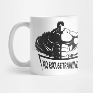 No Excuse Training Mug